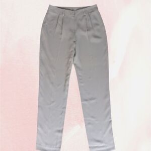 Tory Burch Gray Tailored Trousers with Relaxed Fit
